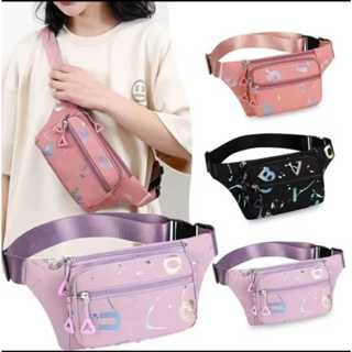 Pochete compacta, peito\cintura\braço com letras em refletivo em Oferta na Shopee