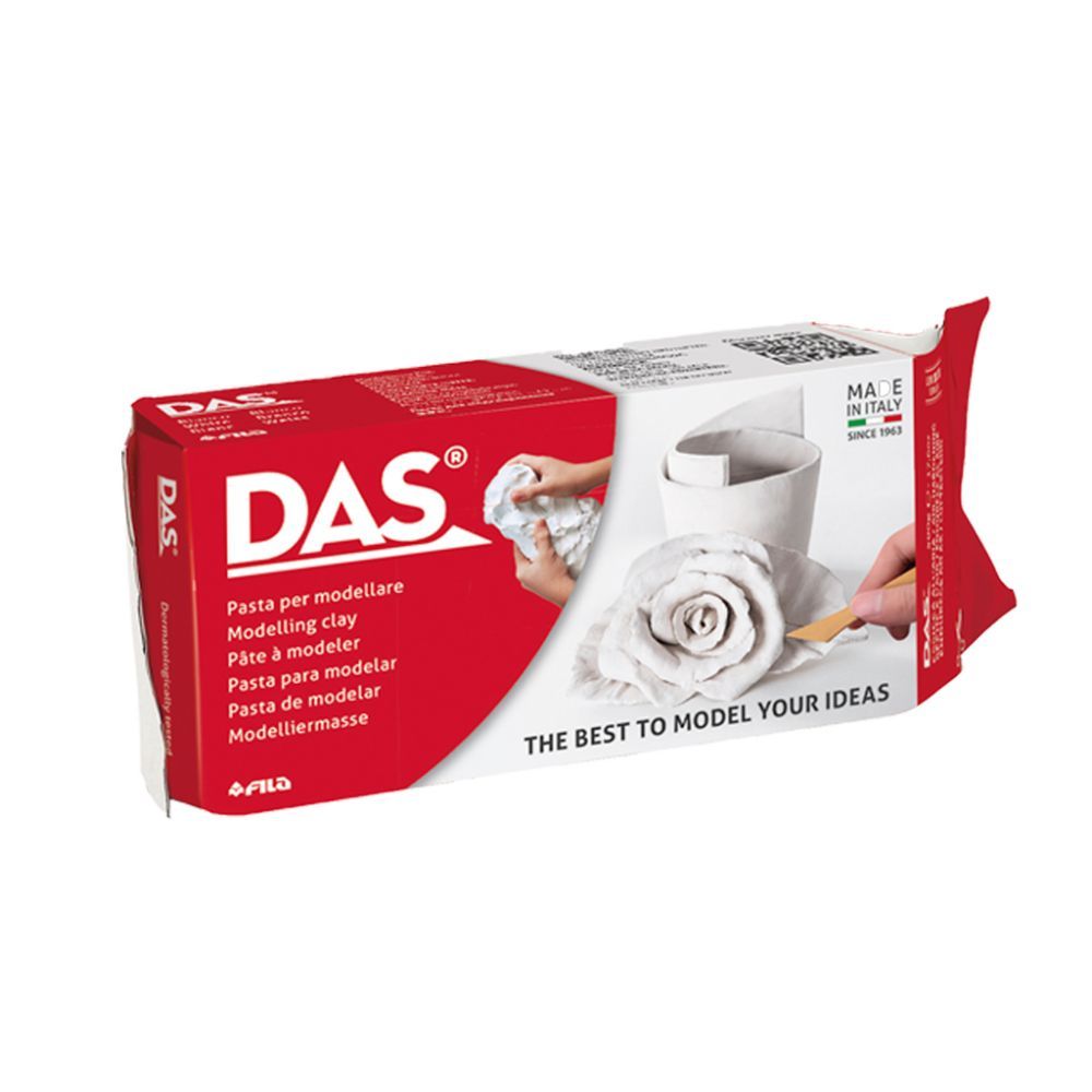 Massa De Modelar e Escultura de Cerâmica Fria 500 G - DAS - BRANCA em Oferta na Shopee
