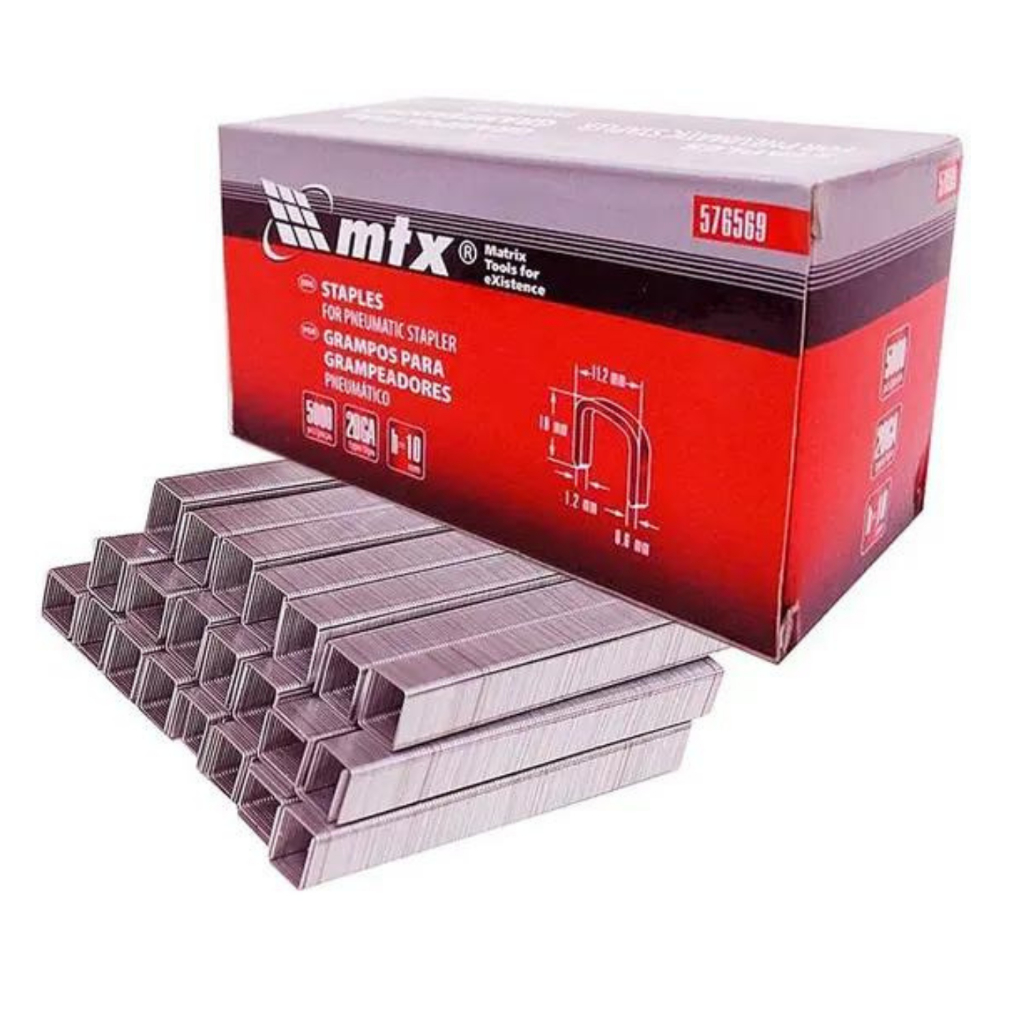 Caixa de Grampo para Grampeador Pneumático MTX  6 mm 8mm 10mm 16mm 22mm