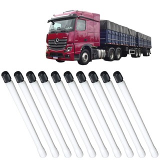 Kit 10 Bico Prolongador Rígido Plástico 170mm P/ Roda Caminhao Carretas Uso Profissional Vedação Segura