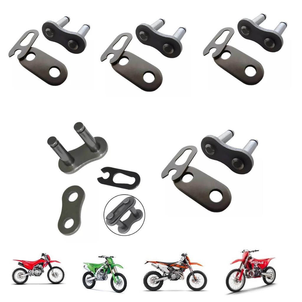 Emenda Corrente 520 CRF 230 250 KTM KXF YZ MXF kit  com 5