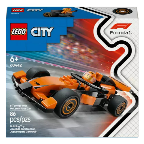 Lego City F1 Driver com Auto McLaren - 60442