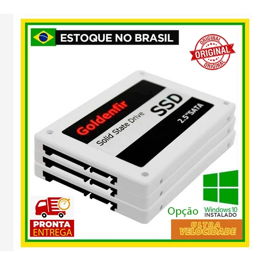 SSD GOLDENFIR Ultra VELOCIDADE PC OU NOTEBOOK 120GB 240GB 480GB Win+Office Opcional