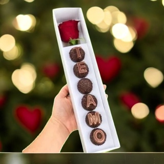 10 caixas Embalagem flor/Rosa e 6 doces/ Presente - dias dos namorados dias das mães professora em Oferta na Shopee