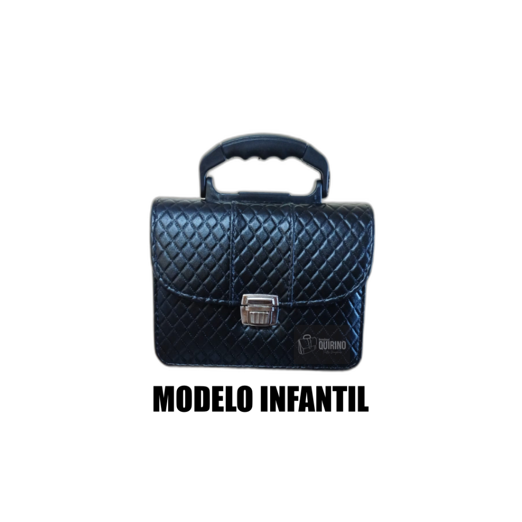 Pasta CCB Mini Matelasse Preta INFANTIL