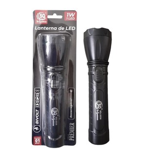 LANTERNA LED 1W LANTERNA RECARREGAVEL LANTERNA SQ 3536 LINHA PREMIER