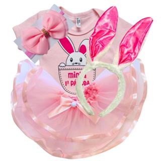 Body Bebê Temático Personagem Mesversário Minha Primeira Páscoa 2025 (PRMOÇÃO) em Oferta na Shopee