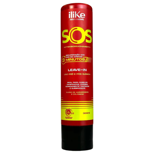 Ilike Sos Antiemborrachamento Recuperação  Leave-in 300ml em Oferta na Shopee