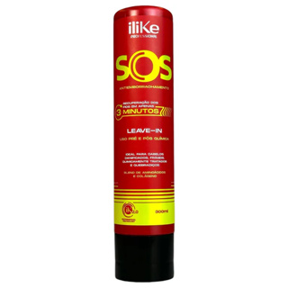 Ilike Sos Antiemborrachamento Recuperação  Leave-in 300ml em Oferta na Shopee