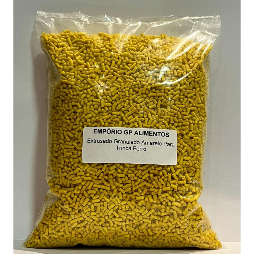 Ração Extrusado Granulado Amarelo Para Trinca Ferro 1kg