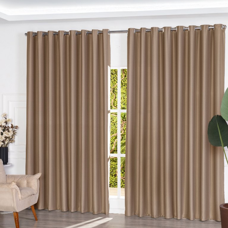Cortina Blackout em Tecido Premium 5 00m x 2 70m Corta Luz Blecaute