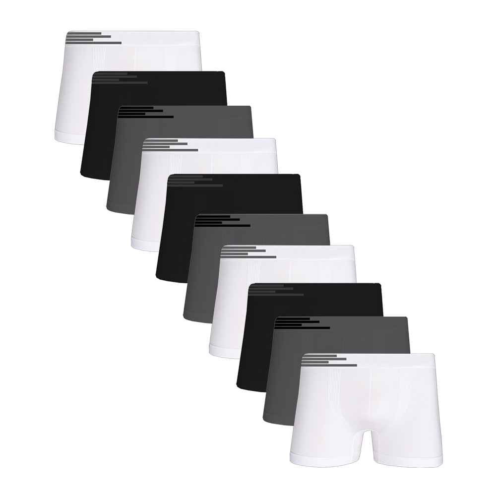 Kit 10 Cuecas Up 436 Boxer Masculina Microfibra Sortido