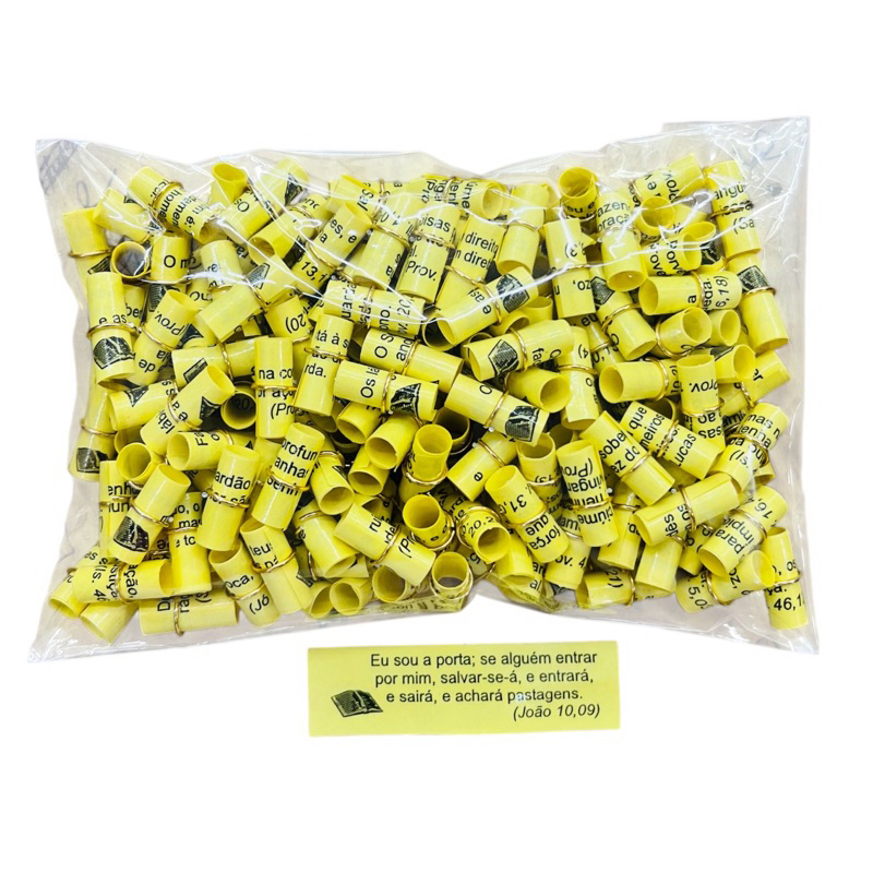 400 enroladinho versículos promessa mana amarelo