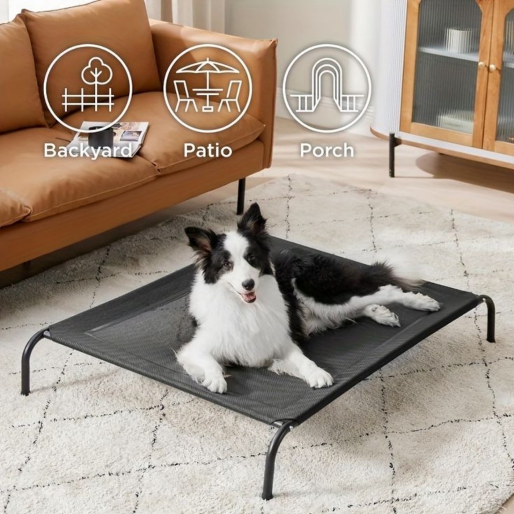 cama pet impermeável Suspensa Elevada Portátil Respirável Confortável Pets Cã...