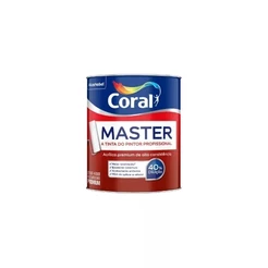 Tinta Acrílica Fosca Premium Coral Master 0,9L