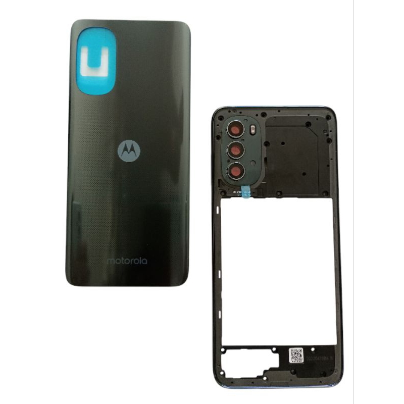 Carcaça Aro Lateral Mais Tampa Traseira Motorola Moto G82 Preto Original