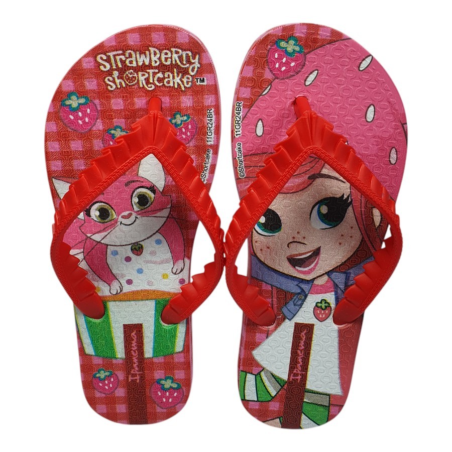 Chinelo Infantil Grendene Ipanema Moranguinho 27173 Casual em Oferta na Shopee