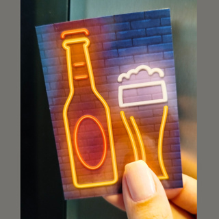 Ímã Decorativo Temático Bar e Happy Hour 6x8,5 cm em Oferta na Shopee