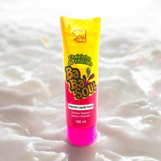 Sabonete Facial Liquido Cheirinho De Chiclete Soul 100ml #Limpeza# Skin Care #Vegano #suave #cheirinho de chiclete