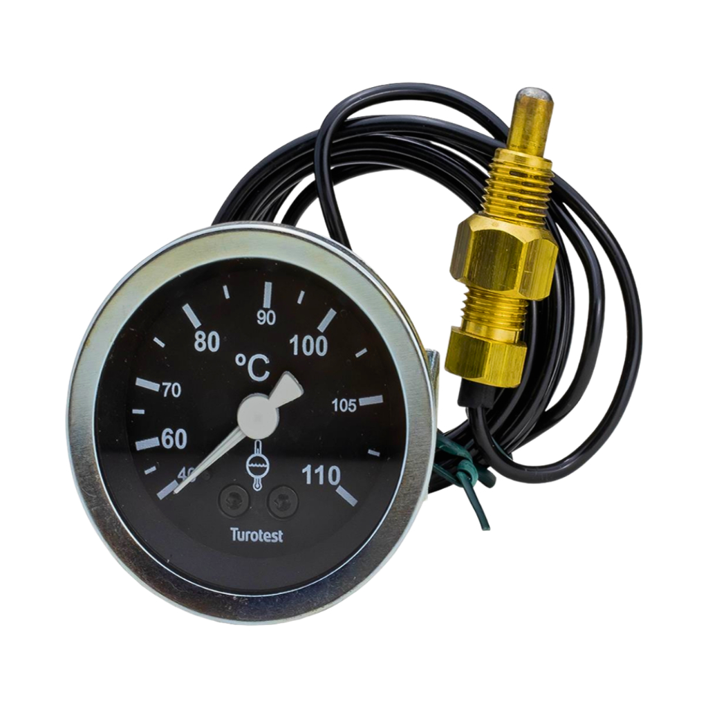 RELOGIO TEMPERATURA AGUA MOTOR 60MM CABO 2 METROS 302402 em Oferta na Shopee