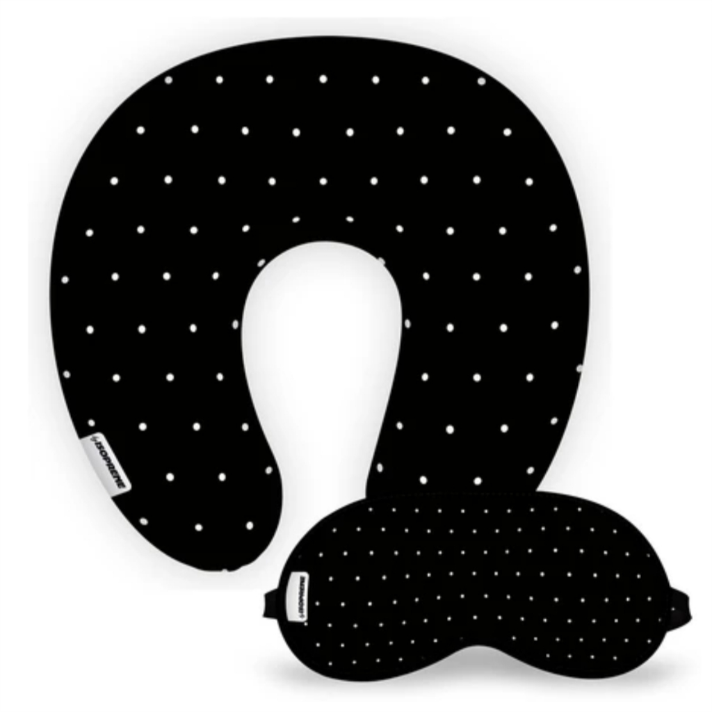 Kit Viagem Com Almofada De Pescoço E Máscara de Dormir em Oferta na Shopee