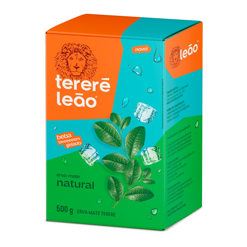 Tereré Erva Mate Tradicional Leão 500g - Food & Beverages