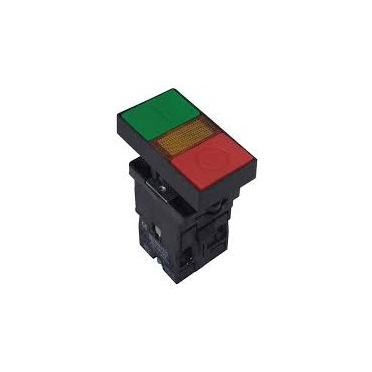 Botao Duplo "lig. - Desl." Luminoso - Sibratec