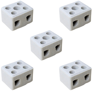 Kit 5 Conector Chuveiro Cerâmica/porcelana 2 Polos 6mm em Oferta na Shopee