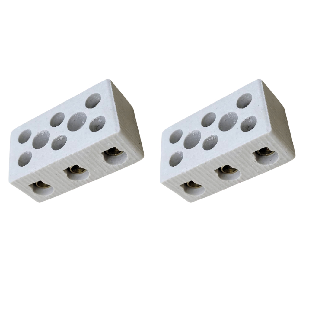 Kit 2 Conector Chuveiro Cerâmica/porcelana 3 Polos 10mm em Oferta na Shopee