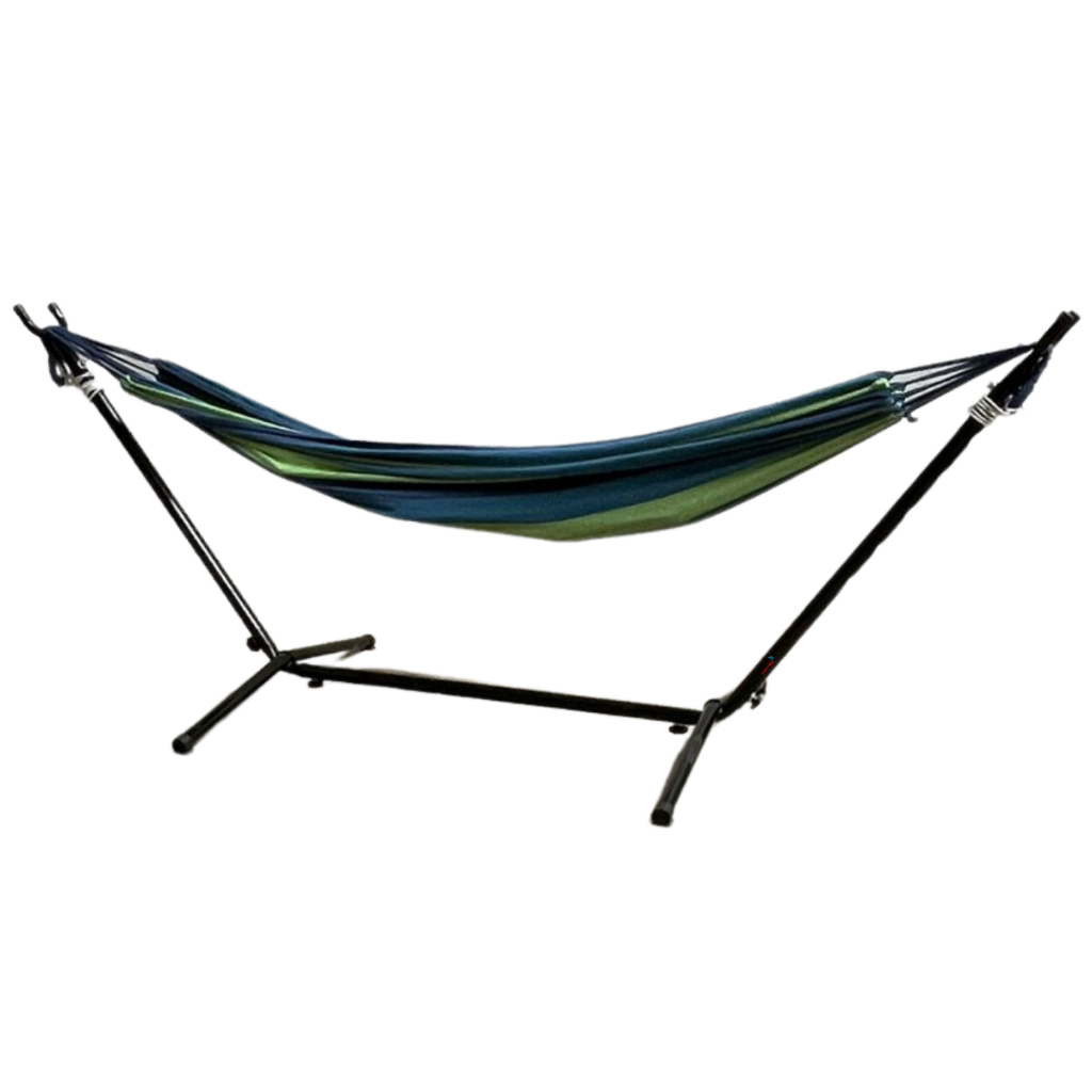 Suporte Rede Com Rede Camping Área Lazer Importway Azul