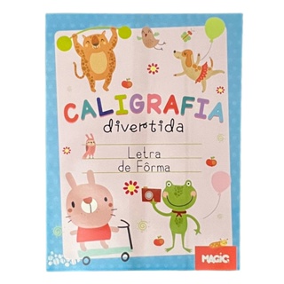 Livro de Caligrafia Divertida - Letra de Forma em Oferta na Shopee