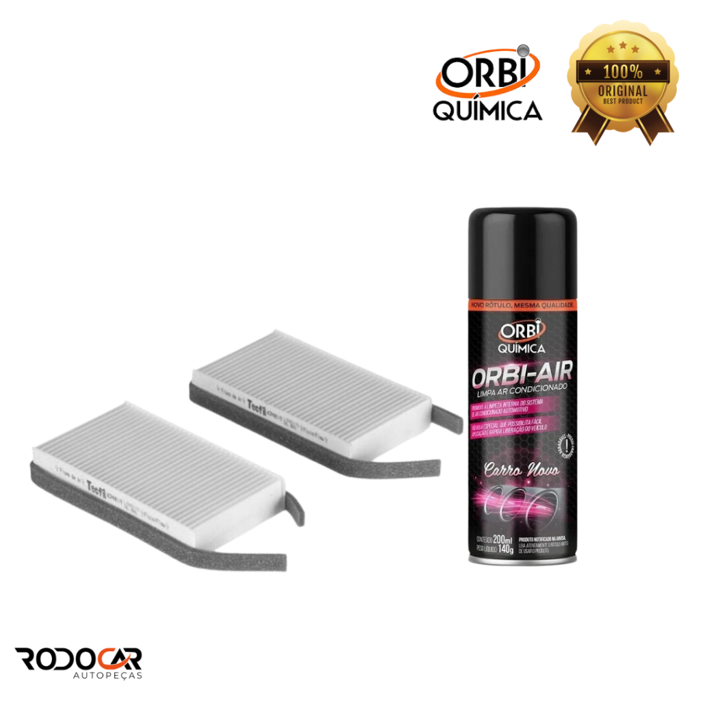 Kit Filtro de Ar Condicionado + Higienizador | Pajero TR4 2.0 2003 EM DIANTE