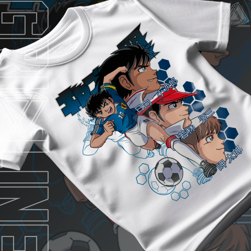 Camiseta Captain Tsubasa Serie Manga Japan Geek Unissex