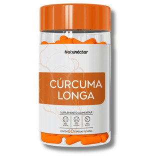 Cúrcuma Longa Pura 60 Cápsulas Original Natunéctar em Oferta na Shopee