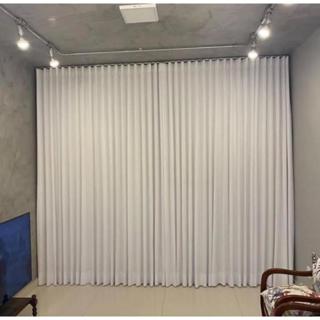 CORTINA FORRO TECIDO TRILHO SUIÇO QUARTO E SALA VARIAS CORES E TAMANHOS em Oferta na Shopee