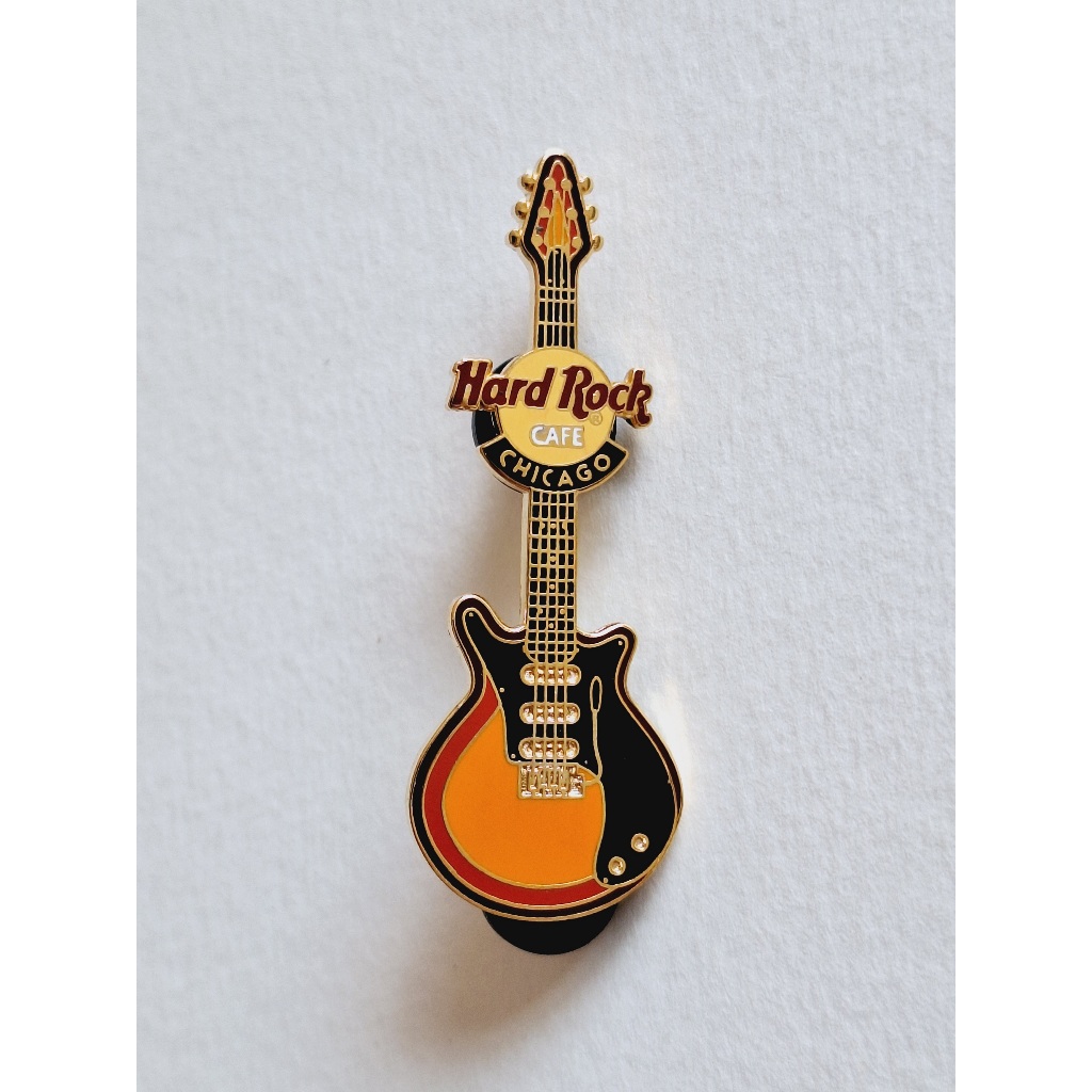 Pin / Broche - Hard Rock Cafe - Chicago - Two Tone Guitar