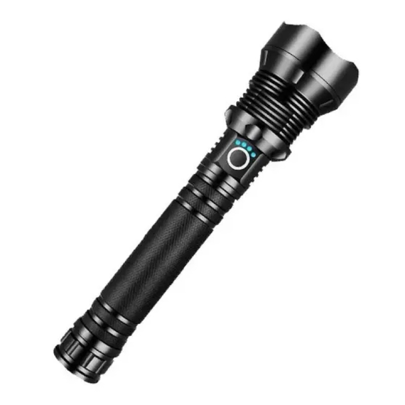 Lanterna tática led super potente Super brilhante P90 mais forte do mercado recarregável zoom bateria Entrega rápida