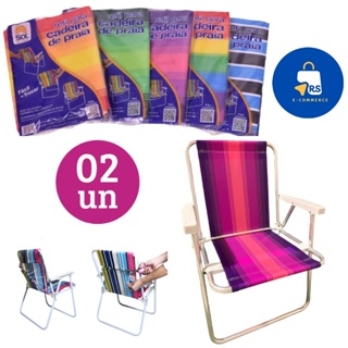 Refil Para Cadeira de Praia Sol Kit 2 Unidades - MENOR PREÇO É AQUI! em Oferta na Shopee