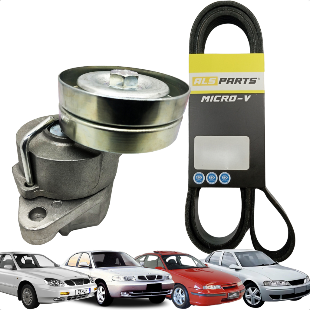 Kit Correia do Alternador Tensor Chevrolet Vectra Leganza Nubira Calibra 2.0 16v ALTERNADOR 70AH