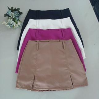 Short Saia Alfaiataria Feminina Do P ao G3  Cintura Alta Com Zíper Lateral Moda Verão em Oferta na Shopee