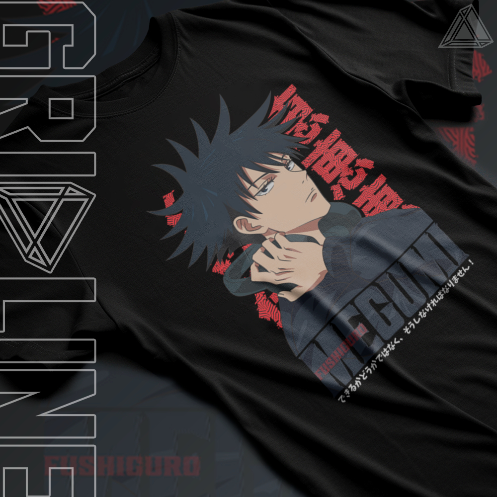 Camiseta Megumi Fushiguro Anime Manga Geek Kaisen Unissex