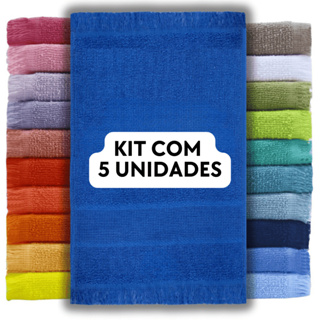 Kit C/ 5 Toalhinha de Mão e Boca Toalha Social Boca Para Bordar Envio Rápido Direto de Fábrica em Oferta na Shopee