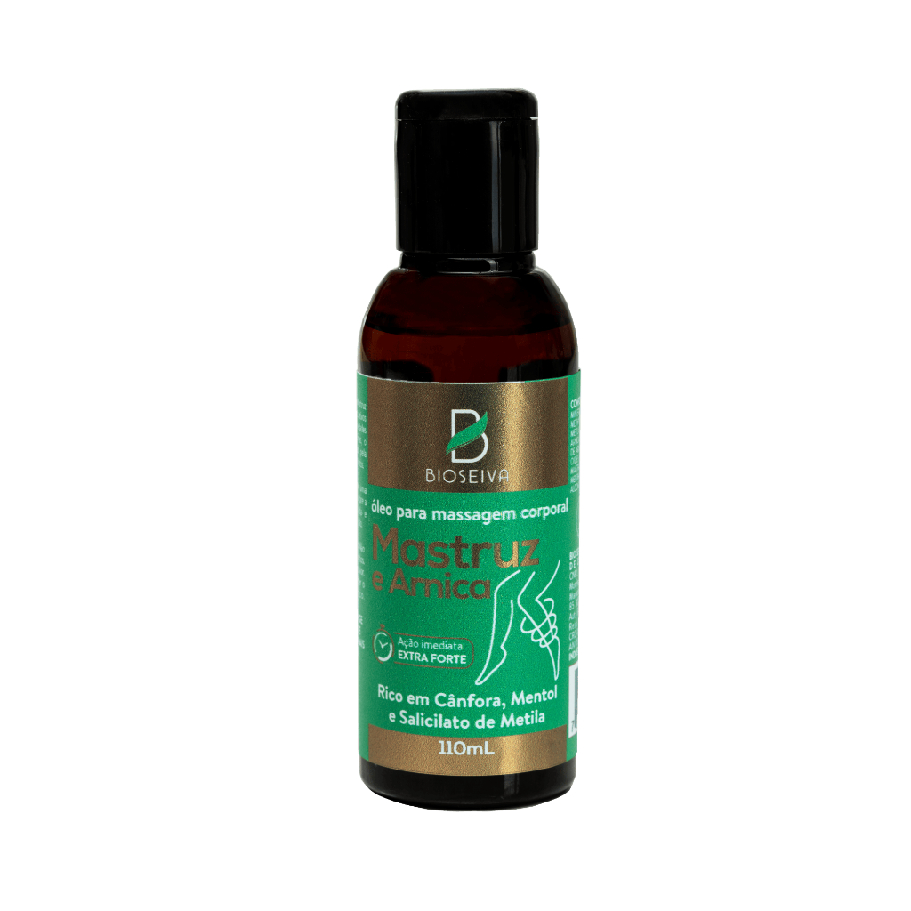 Óleo para Massagem Mastruz e Arnica BioSeiva 110mL - Cuidado Diário e Sensação de Bem-Estar