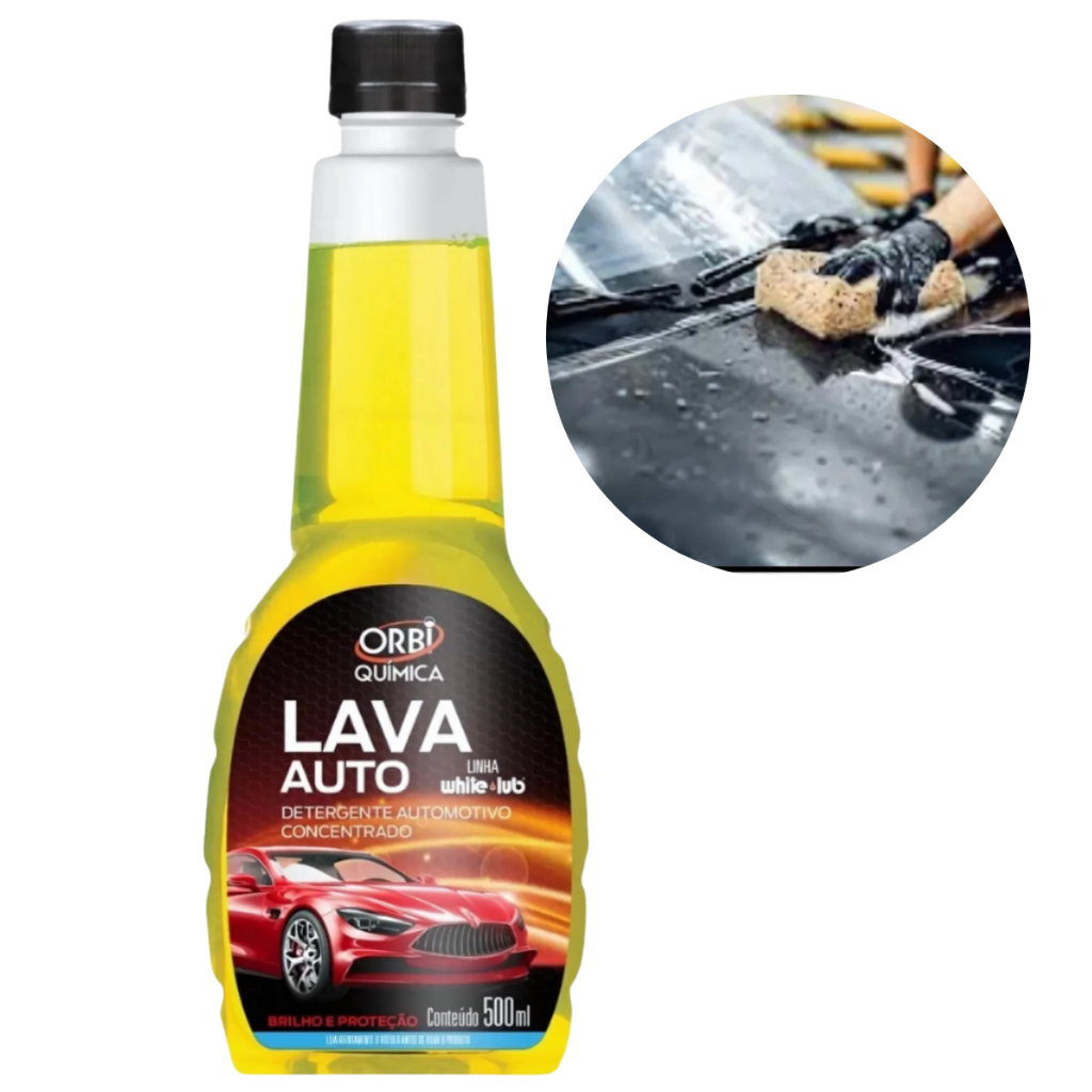 Detergente Automotivo Neutro Lava Auto Concentrado 500ml Envio Rápido