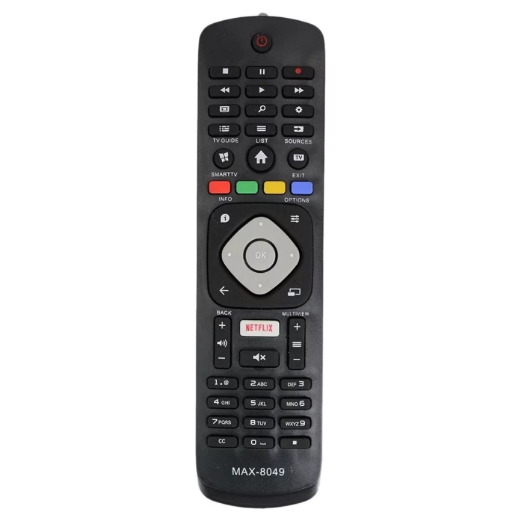 Controle Remoto Para Tv 4k Smart Led Netflix Max8049 Envio Rápido