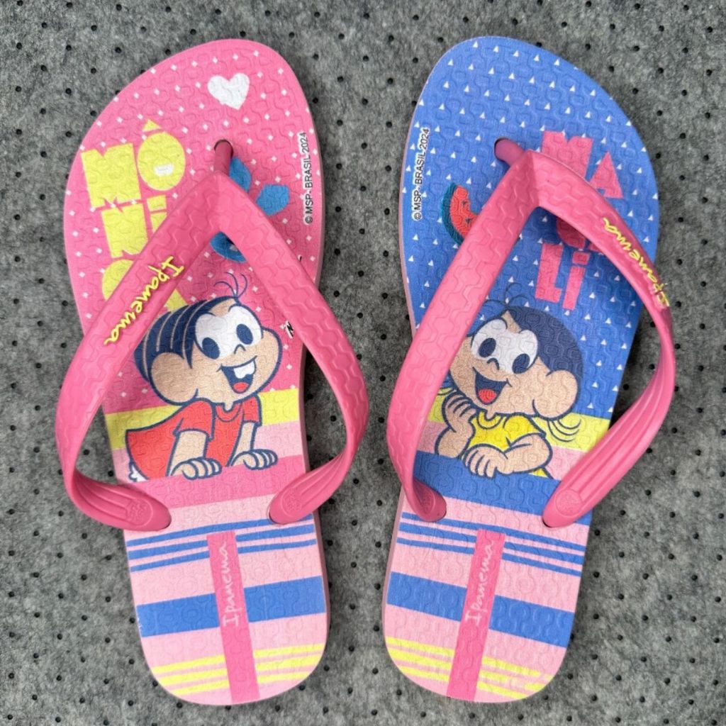 Chinelo Ipanema Infantil Sandália Turma da Monica Original