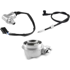 Kit Sensor + Engrenagem + Cabo Velocímetro Cbx 250 Twister Todos Anos