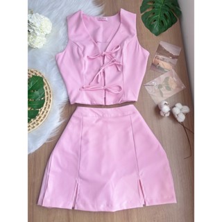 Conjunto feminina de colete e short saia SP015 em Oferta na Shopee