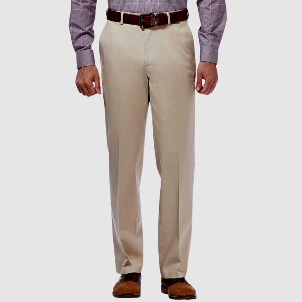 Calça Social Masculina Em Oxford Tradicional Tecido Premium