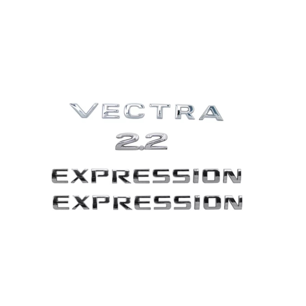 Emblemas Vectra 2.2 Expression 2002/2006
